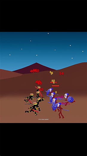 Lava Griffon Fight Against Vampire Mighty Giant #stickwarlegacy #shorts