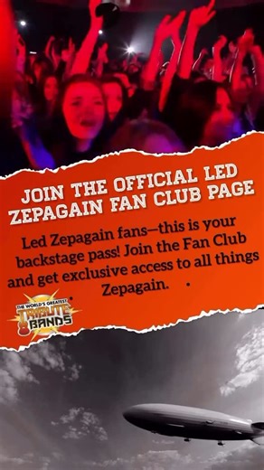 Led Zepagain on Instagram: "🎸 Join the Led Zepagain Fan Club on Facebook! 🎸 Want exclusive access to behind-the-scenes content, early show announcements, and direct connection with the band? Our fan club community is where the magic happens! Here’s what you get: ✨ First access to new tour dates and ticket sales ✨ Exclusive photos and videos from rehearsals and shows ✨ Special meet-and-greet opportunities ✨ Fan stories and memories shared by our community ✨ Direct updates from Swan and the band