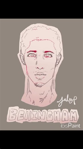 Fanart de jude bellingham, practicando para el nuevo cómic bellingham X halaand
