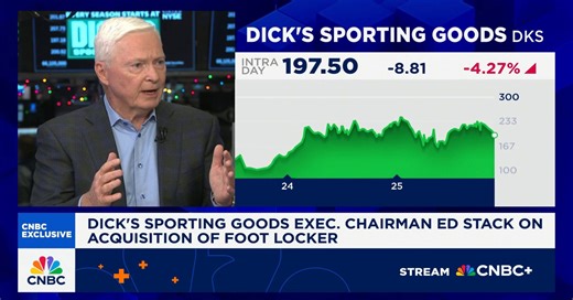 Dick's Sporting Goods executive chairman on Foot Locker: We're confident we can turn it around