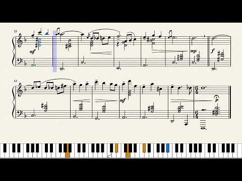 BEASTARS -pf solo- sheet music (BEASTARS OST #27)