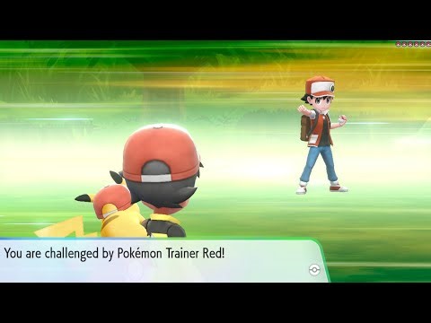 Pokémon Let's Go Pikachu - Red Battle