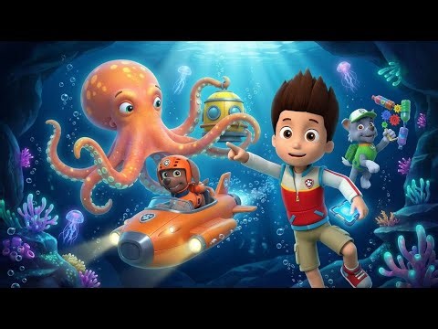 PAW Patrol: Deep Sea Division - The Giant Octopus Rescue! 🐙🌊 | Mariana Trench Mystery, Giant Octopus