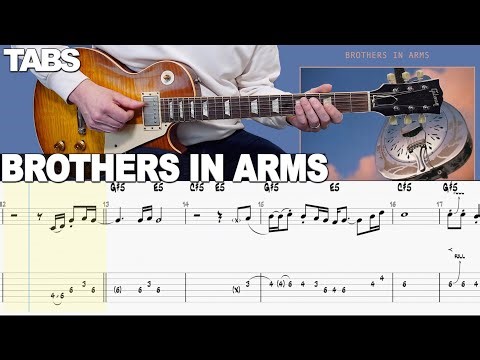 Dire Straits - Brothers In Arms | Guitar cover WITH TABS |