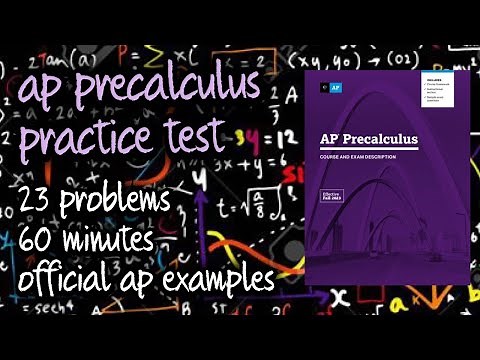AP Precalculus Test Prep - Official AP Precalculus Practice Test 2 - Examples and Solutions