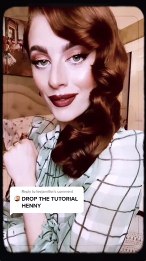 Reply to @leejamiller What style should I do next? #EasyDIY #VintageHair #VintageInspired #OldHollywood #PinCurls #HairTutorials