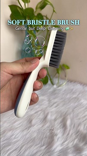 Household Soft Bristle Brush | Gentle but Deep Cleaning 🧼✨