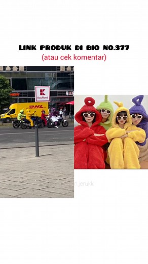 Creative Teletubbies Costumes for Couples - Baju Teletubbies