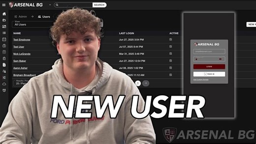 Update: New User | Arsenal Business Growth