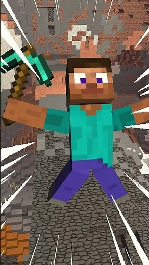 Minecraft Never Dig Straight Down!! #minecraft #shorts #trending