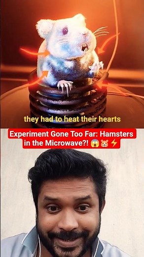 Experiment Gone Too Far: Hamsters in the Microwave?! 😱🐹⚡#CrazyExperiments #ShockingScience #shorts