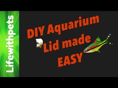 How to make a DIY Aquarium Lid.