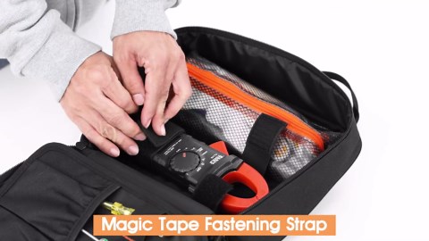 Carrying Case Compatible with Klein Tools 80101/ ET310 AC Circuit Breaker Finder, Home Tester Kit Storage Bag for Digital Multimeter, Clamp Meter or Other Electrical Test Tools (Bag Only)