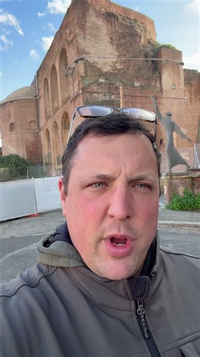 Basilica of Maxentius in Rome! #ancienthistory #history