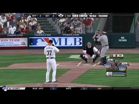 MLB 12 The Show - Pure Gameplay Footage - Yankees vs. Tigers