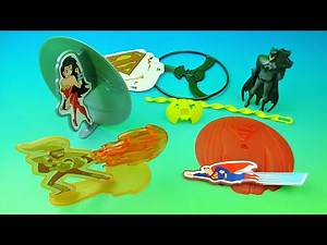 2017 DC JUSTICE LEAGUE ACTION set of 5 SONIC DRIVE IN WACKY PACK COLLECTIBLES VIDEO REVIEW