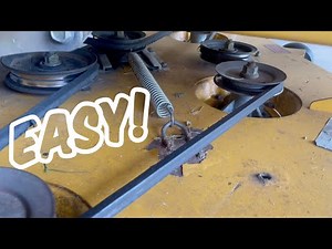 Zero Turn Belt Replacement | Hustler Raptor #repairs #smallenginerepair #diyrepair