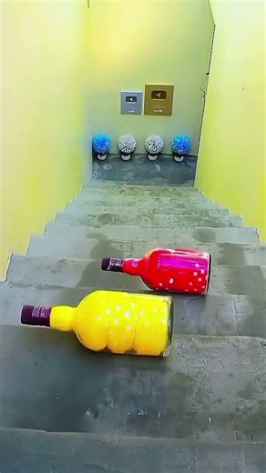 Red VS Yellow Balloons Breaking glass bottle ⚠️ Crushing Crunchy & Soft #shorts​ #asmr​ #satisfying​