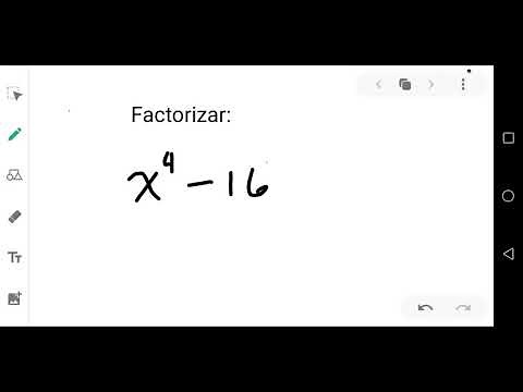 Factorizando x^4-16