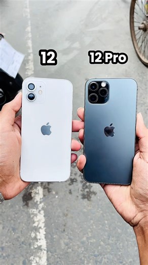 iPhone 12 Vs iPhone 12 Pro | Camera Zoom comparison! #shorts