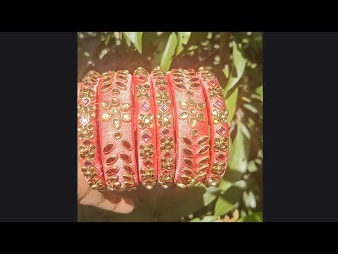 Silk Thread bangles |How to make silk thread bangles| new designs silk Thread bangles#tredingbangals