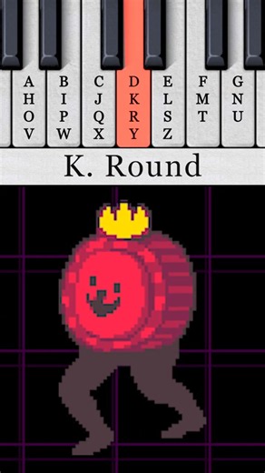 C. Round VS K. Round | Who has the best jingle? #deltarune #piano #jingle