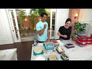 LocknLock 9-Piece Multi-Shape Nestable Container Set on QVC