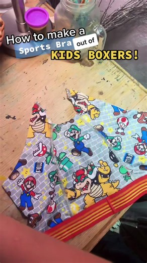 DIY Boxer Sport Bra Tutorial