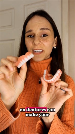 Let's talk about BAD breath with Dentures... Did you know that bacteria can cling to your dentures, making your breath stink? Using a medical grade ultrasonic cleaner can help keep your dentures bacteria-free! Always talk to your dentist before using any products or ultrasonic cleaners on your dentures. @ploise_ #dentures #toothless #dentist #teeth | Denture Dame