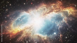 Space backgrounds with galaxies and space dust. Can be used both vertically and horizontally.