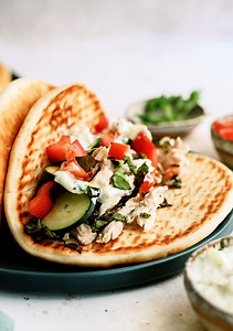 The BEST Slow Cooker Chicken Gyros Recipe (EASY)