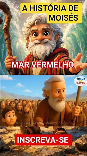 MOISÉS E O MAR VERMELHO 🌊 | História Bíblica Infantil