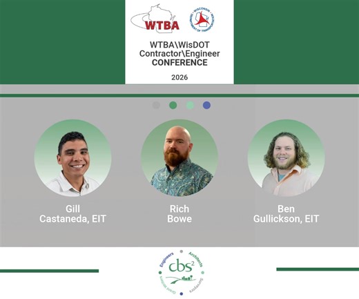 On the road to Wisconsin Dells for the Wisconsin Transportation Builders Association WisDOT Contractor Engineer Conference—great conversations and collaboration with transportation professionals from across the state. | CBS Squared, Inc