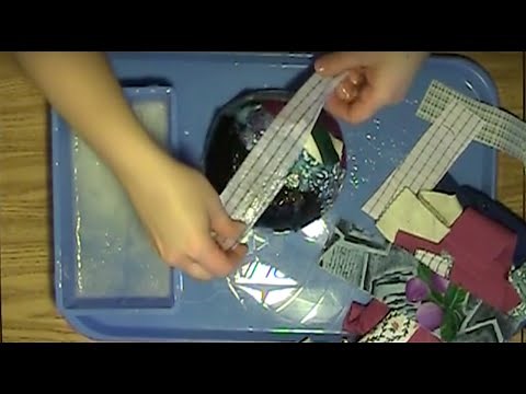 Fabric Bowls, learning how to Papier-mâché with fabric