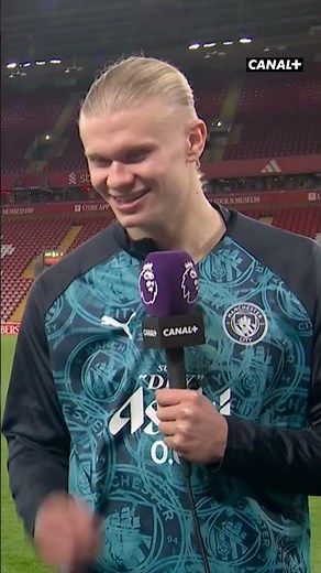 HAALAND DLA CANAL+ O POJEDYNKACH Z LIVERPOOLEM! 🧐🧐🧐 #premierleague