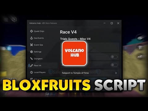 NEW!! Bloxfruits SCRIPT "No Key" Auto Race V4, Auto Prehistoric, Auto Bounty Hunt
