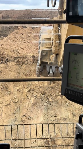 POV: you’re loading Cat® Mining Trucks from your Cat® 6040 Hydraulic Mining Shovel