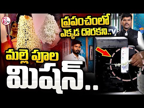 Electric Powered Flower Knotting Machine || Flower Garland Machine | Flower garlanding machine |