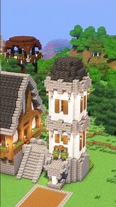 Minecraft Easy Starter Castle 🏰 Download Build Link in bio📝 #minecraft #minecraftbuilding