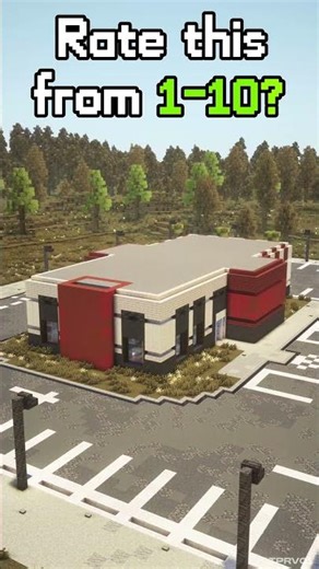 🎬 KFC RESTAURANT ⛏️ #minecraft #patreoncreator #minecraftbuilding #kfc
