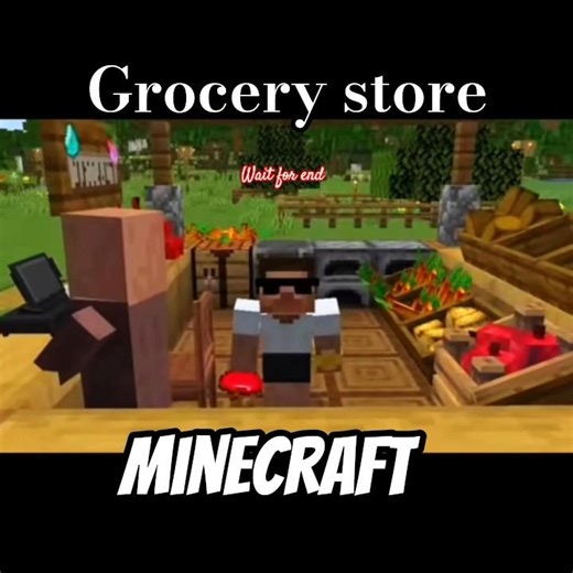 Grocery store build in #minecraft #shorts ( sport series )