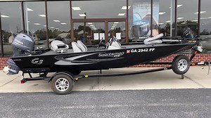 We have some goood used aluminum. Check out this 2019 G3 1710 Sportsman. Low hrs and still in warranty! | Custom Marine Statesboro
