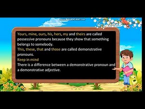 Class 4: Pronouns