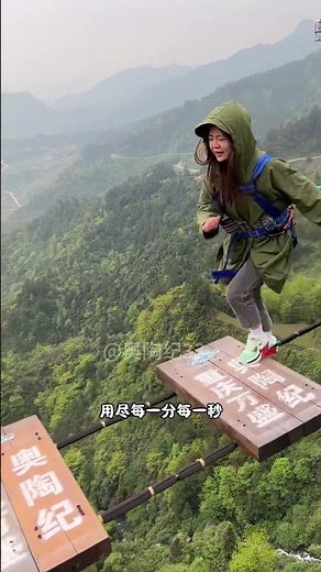 Bungee Jumping With Rope In Beautiful Place:Asmr Bungee Jumping