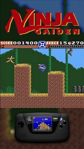 Ninja Gaiden Sega Game Gear Gameplay