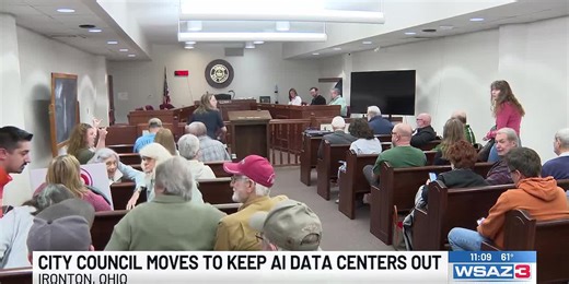 Ironton City Council moves to keep AI data centers out