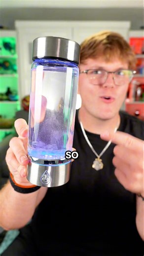 21K views · 314 reactions | This water bottle says it can reverse aging, detox radiation, and even improve memory. It sounds insane… so I had to try it for myself.#tech #gadget #healthtech #amazonfinds #weirdinventions #hydration #innovation | Kyle Krueger | Facebook