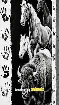 The Faces Painted 30,000 Years Ago in Caves #shorts #history #facts #viralhistory #ancienthistory