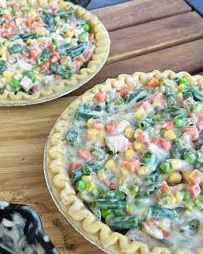 Leftover Turkey Pot Pie on the Big Green Egg | Fire-Baked Comfort Food Perfection