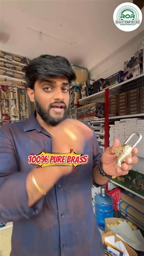 ROR_MASTERPIECES | Brass Fish lock | Instagram